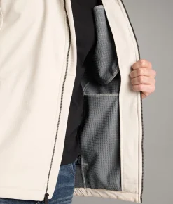 Maven Co-op Heat Softshell Hooded Jacket Off White Sale