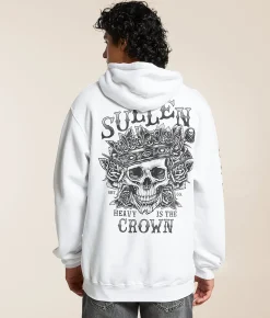 Tops | Sullen Heavy Crown Hooded Sweatshirt White