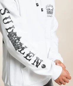 Tops | Sullen Heavy Crown Hooded Sweatshirt White