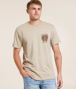 Tops|Graphic T-Shirts | Sullen Heavy Crown T-Shirt Plaza Taupe