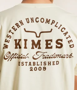 Kimes Ranch Heavy Text T-Shirt Natural Outlet