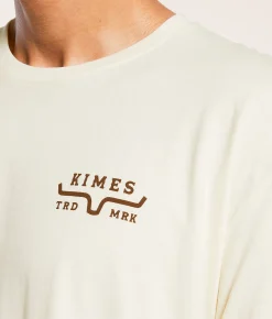 Kimes Ranch Heavy Text T-Shirt Natural Outlet