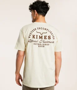 Kimes Ranch Heavy Text T-Shirt Natural Outlet