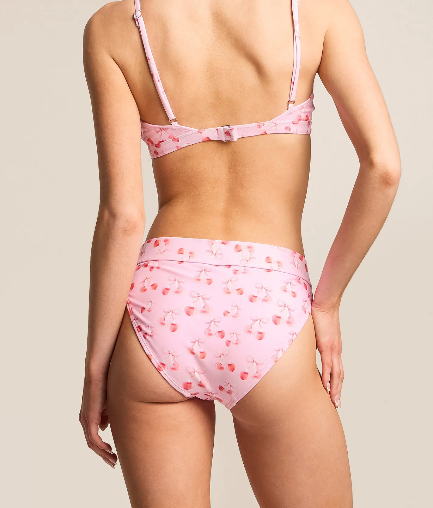 Cyn & Luca Heidi Cherry Swim Bottom Ballet Outlet