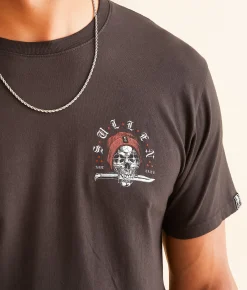 Sullen Heist T-Shirt Vintage Black New