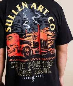 Sullen Hell's Highway T-Shirt Jet Black