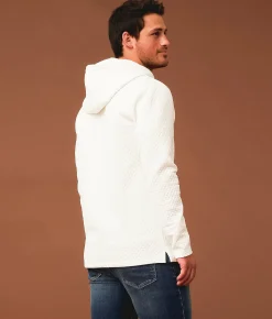 Outpost Makers Henley Hoodie White Hot