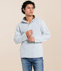 Tops | Departwest Henley Pullover White