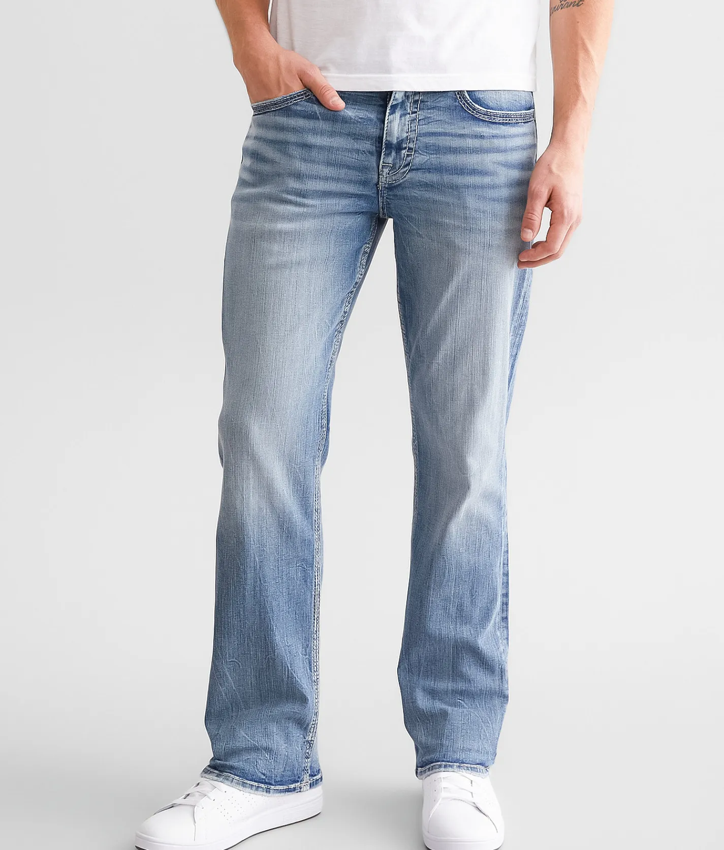 Bottoms|Bke Jeans | BKE Henry Straight Stretch Jean Selvidge
