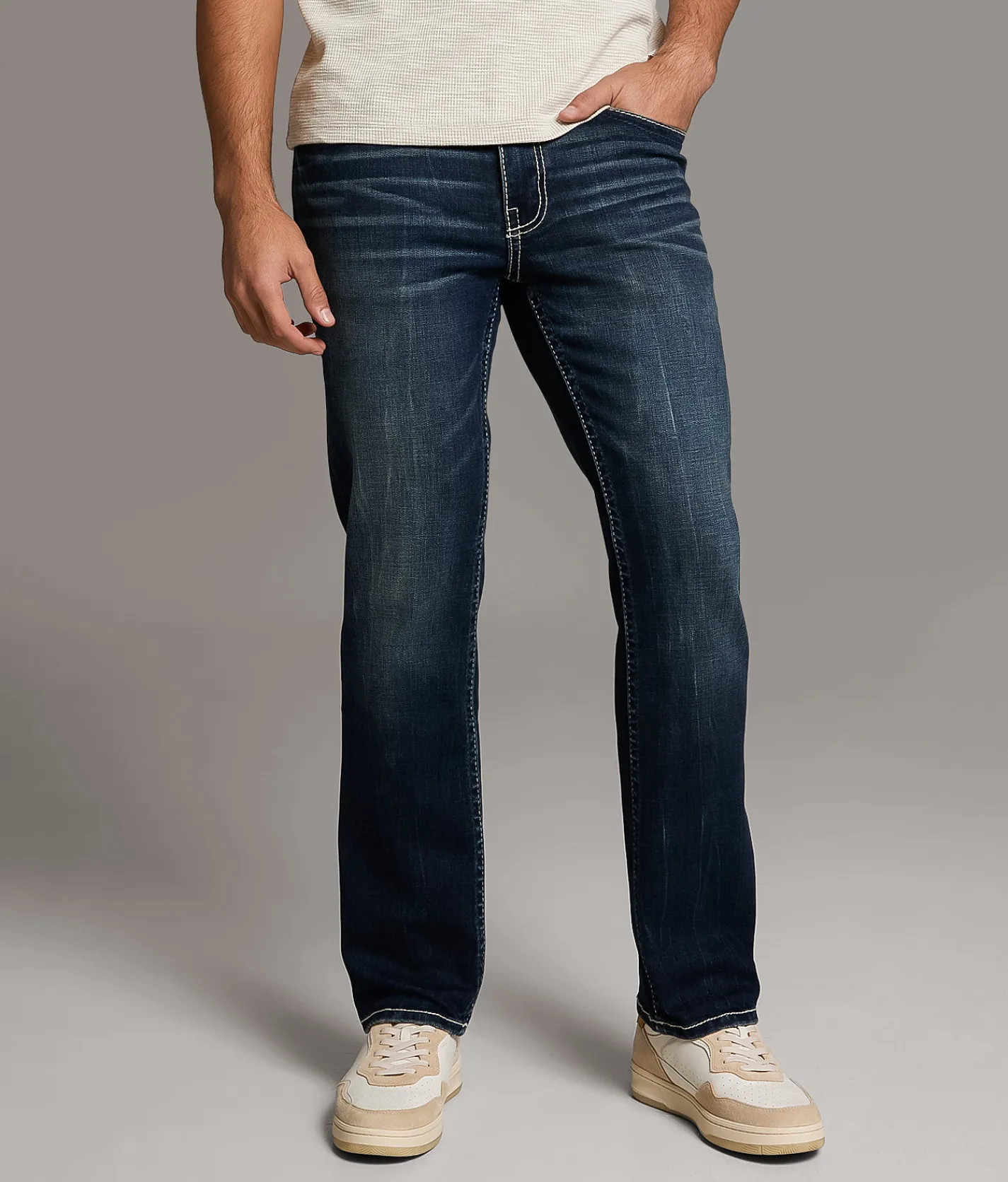 Bke Jeans|Jeans | BKE Henry Straight Stretch Jean Saxon