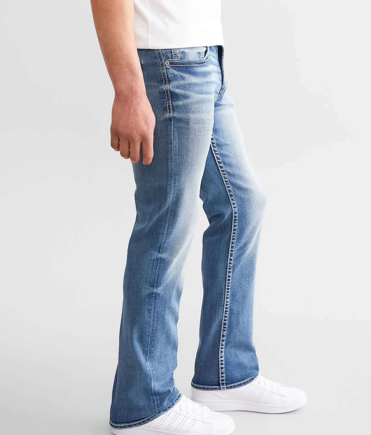 Sale Jeans|Bottoms | BKE Henry Straight Stretch Jean Gorgonzola