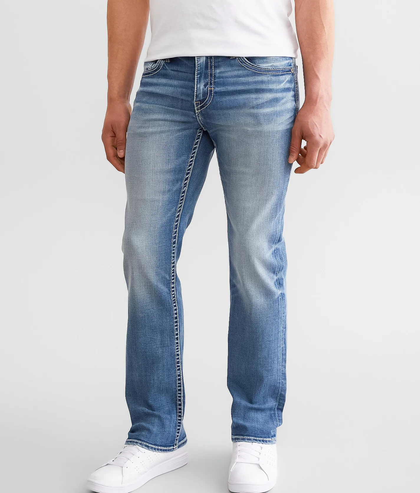 Sale Jeans|Bottoms | BKE Henry Straight Stretch Jean Gorgonzola