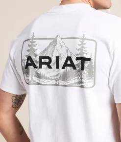 Tops|Graphic T-Shirts | Ariat Heritage Club T-Shirt White