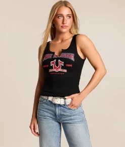 True Religion Heritage Tank Top Jet Black
