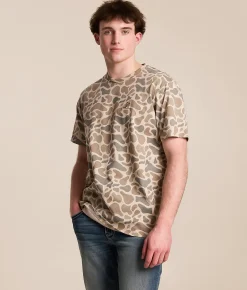 Tops | Tail Chasers Club Heritage T-Shirt Ivory Pigment Dye