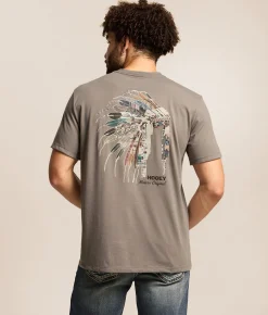 Tops|Graphic T-Shirts | Hooey Heritage T-Shirt Dark Grey