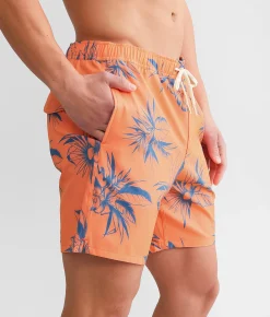 Bottoms|Swimwear | O'Neill Hermosa Hyperfreak® Stretch Swim Trunks Coral 2