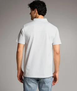 BKE Herringbone Polo Grey New