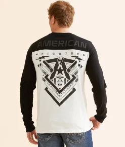 Graphic T-Shirts | American Fighter Herring T-Shirt Antique White Vintage Blk