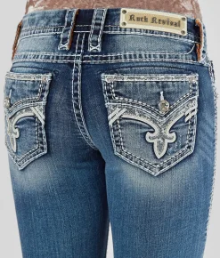 Jeans|Bottoms | Rock Revival Hettie Cuffed Stretch Capri Jean Hettie C206