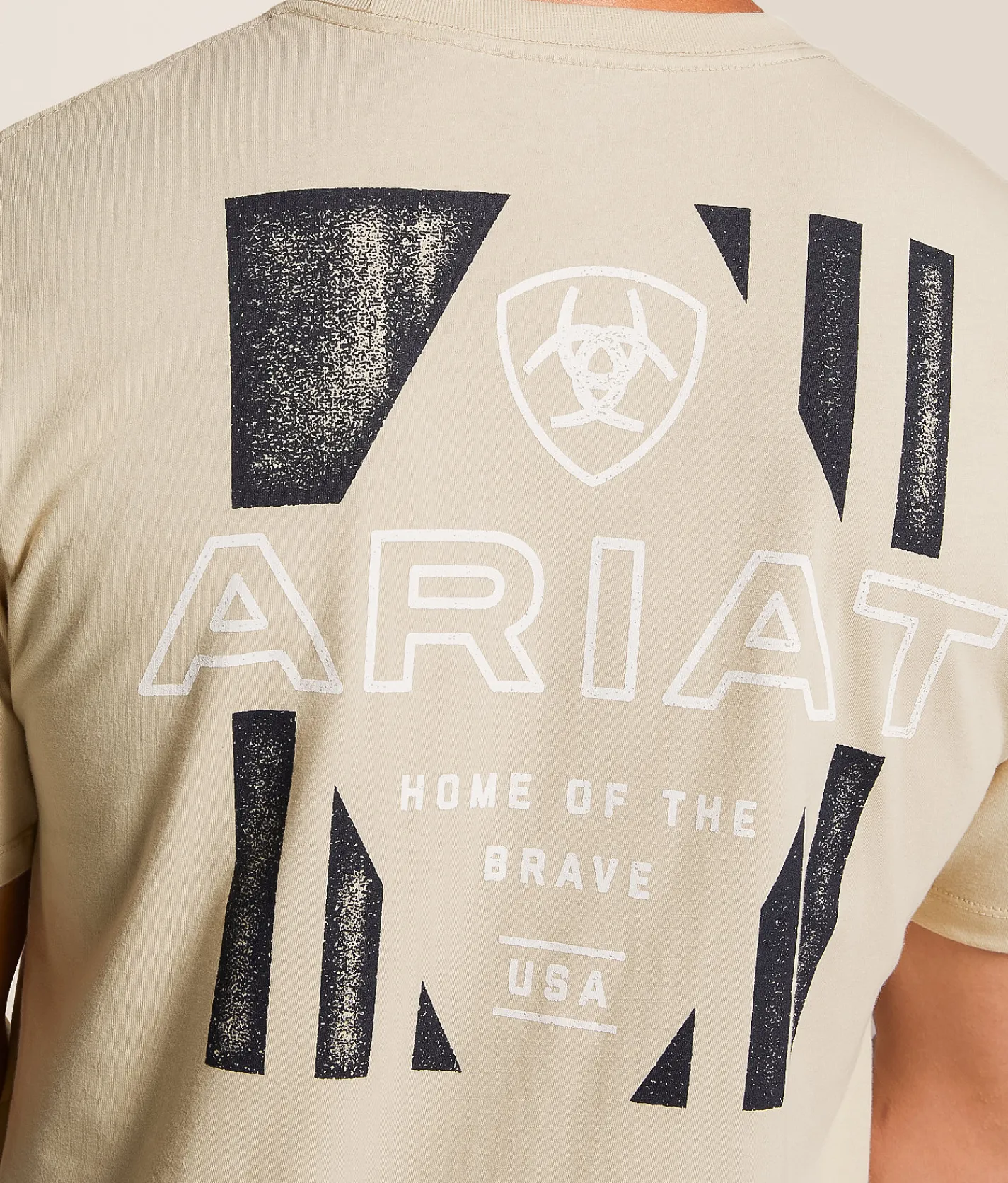 Ariat Hexaflag Freedom T-Shirt Natural Online