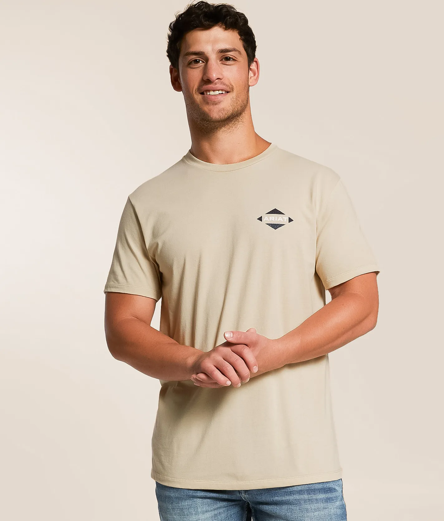 Ariat Hexaflag Freedom T-Shirt Natural Online
