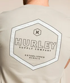 Hurley Hexcore T-Shirt Silver Grey Best