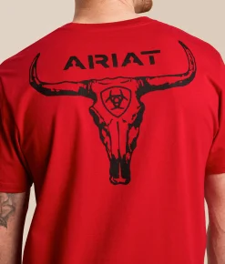 Ariat Hex Diamond T-Shirt Scarlet Sage Clearance