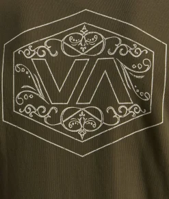 RVCA Hex Filigree T-Shirt Fatigue Sale