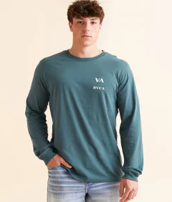 RVCA Hex Life T-Shirt Duck Blue Standard Sale