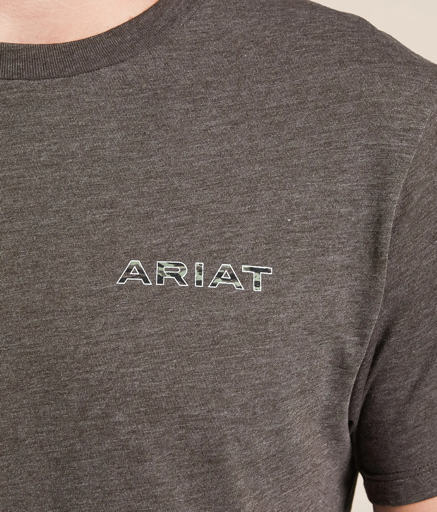 Tops|Graphic T-Shirts | Ariat Hidden Tigers Camo T-Shirt Heather Brown