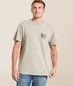 Tops|Graphic T-Shirts | Brixton Highline T-Shirt Cinder Worn Wash
