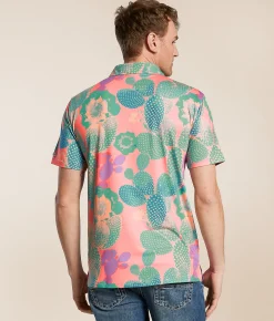 Sendero Provisions Co. High Noon Performance Stretch Polo Nopal Cosmico Online