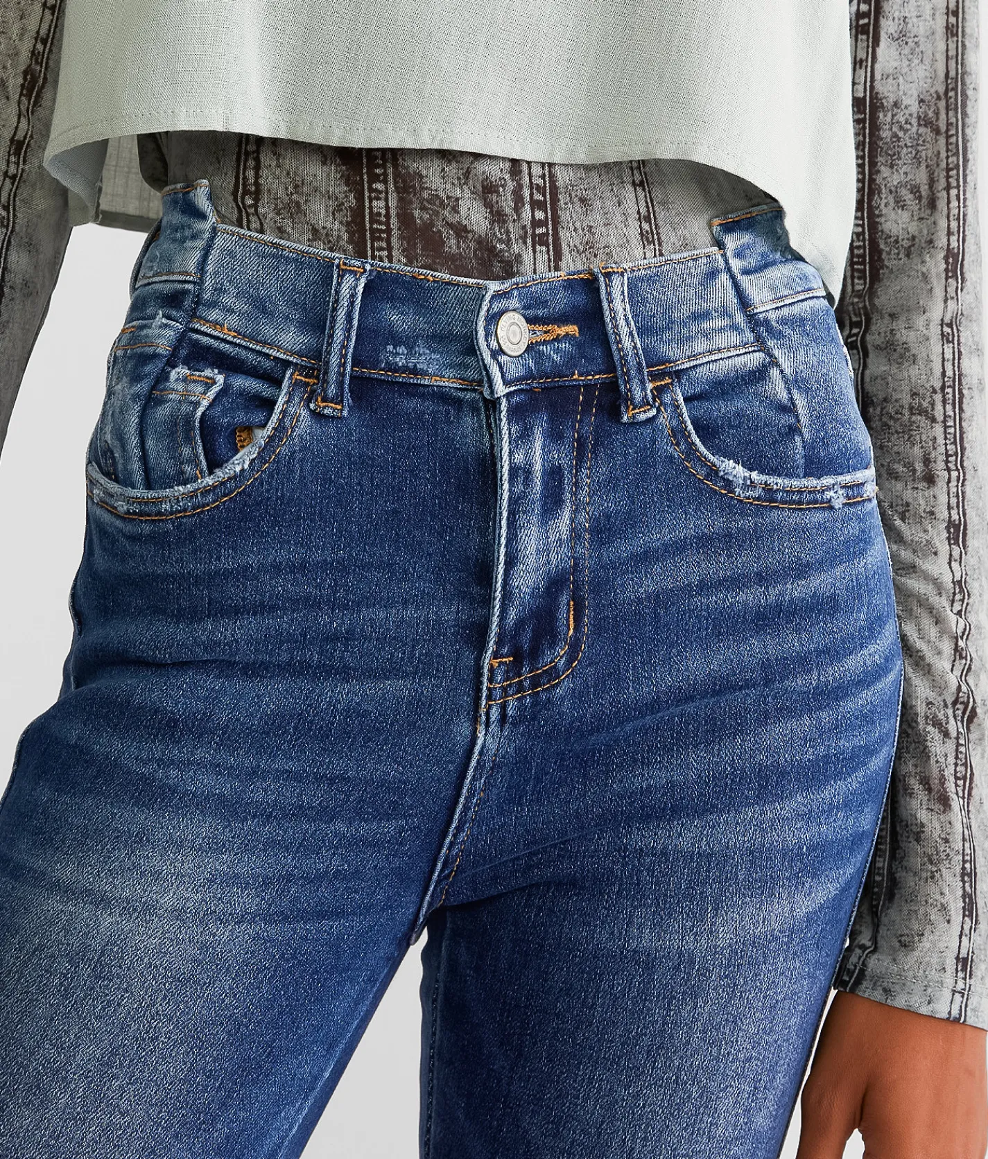Flying Monkey High-Rise Ankle Skinny Stretch Jean Pampered Discount