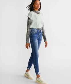 Flying Monkey High-Rise Ankle Skinny Stretch Jean Pampered Discount