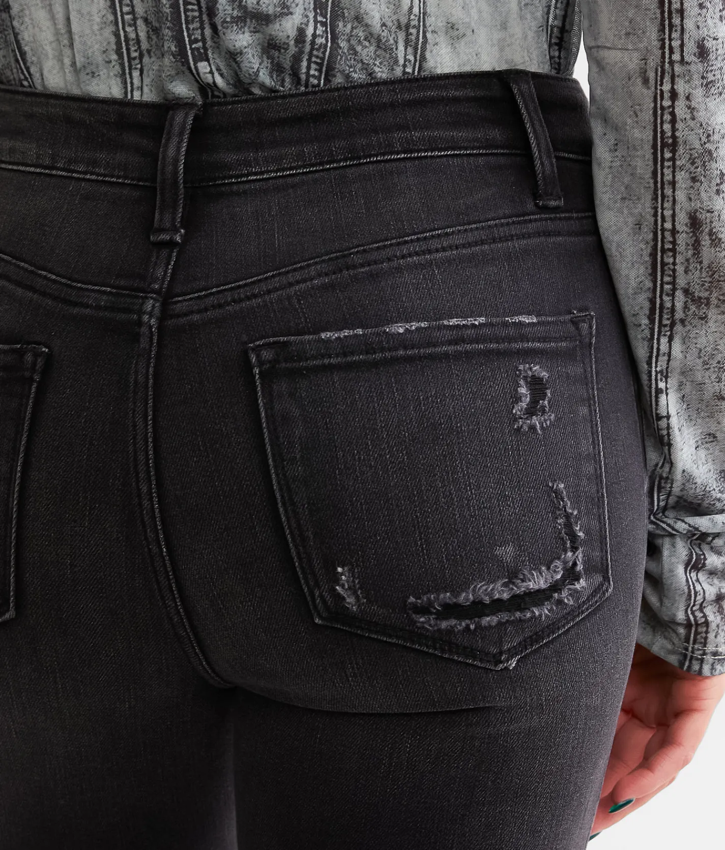 Flying Monkey High Rise Ankle Skinny Stretch Jean Thriving Outlet