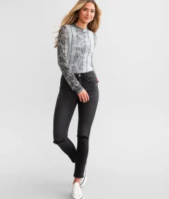 Flying Monkey High Rise Ankle Skinny Stretch Jean Thriving Outlet