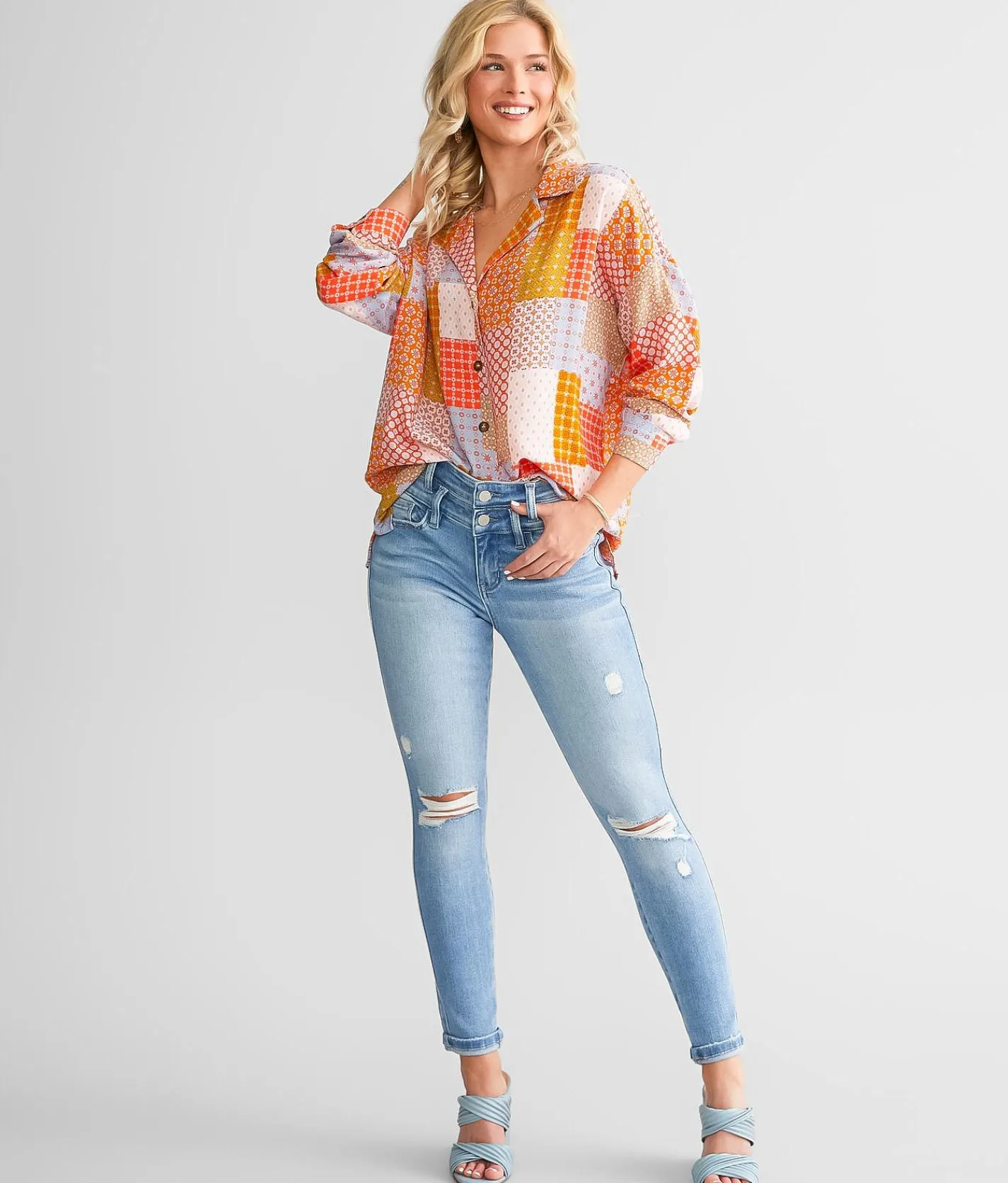 Jeans|Bottoms | Flying Monkey High Rise Ankle Skinny Stretch Jean Jubilate