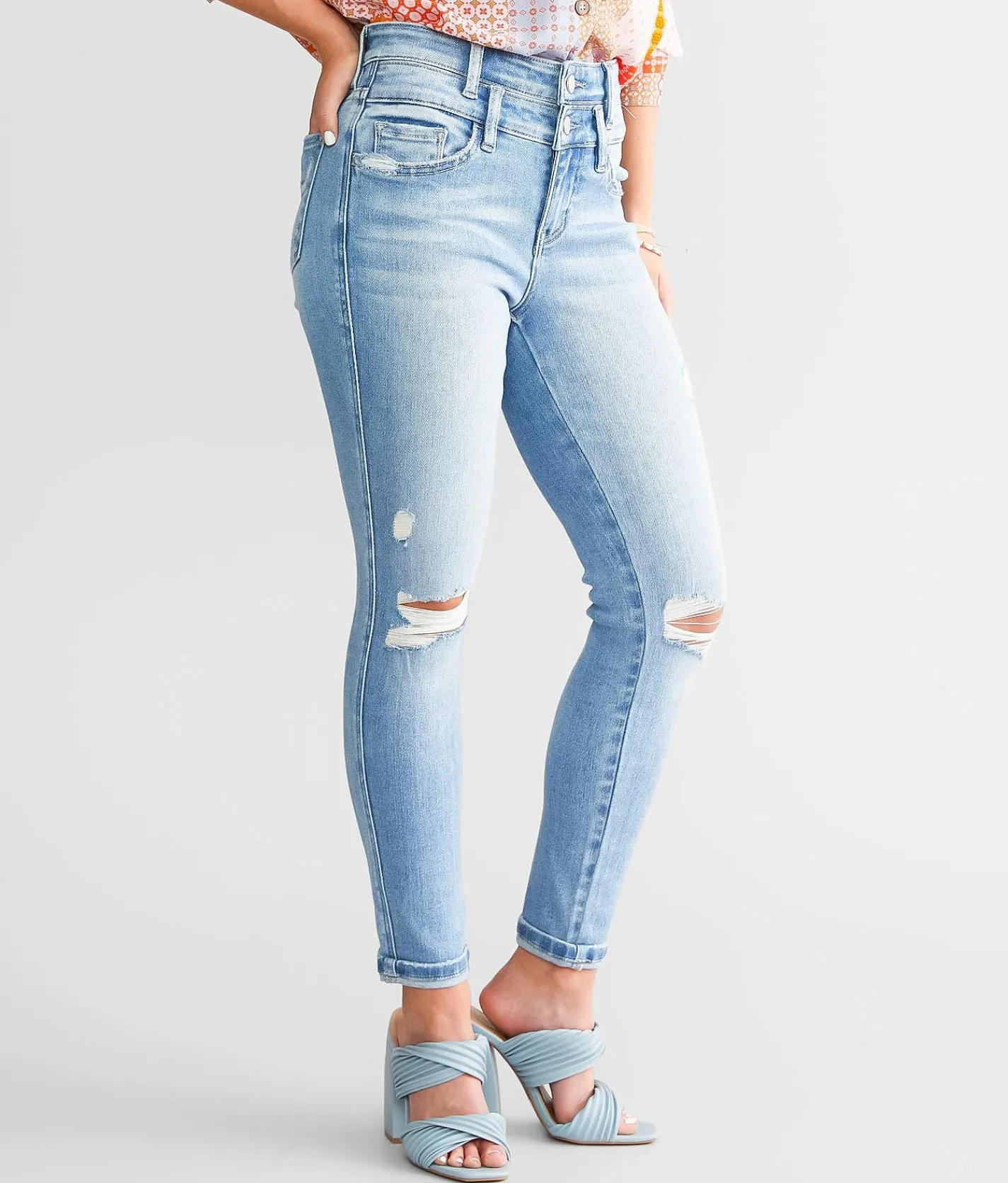 Jeans|Bottoms | Flying Monkey High Rise Ankle Skinny Stretch Jean Jubilate