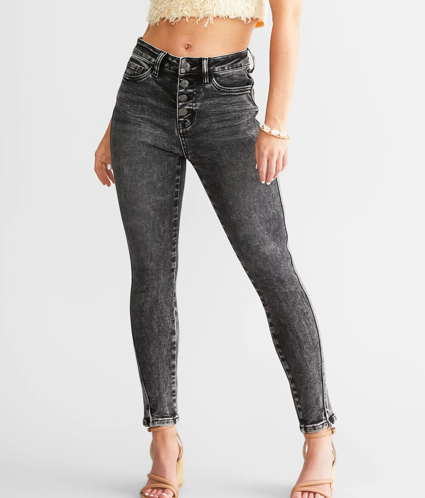 Jeans|Bottoms | Flying Monkey High Rise Ankle Skinny Stretch Jean Responsibly