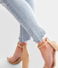 Flying Monkey High Rise Ankle Skinny Stretch Jean Underwater New