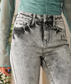 Flying Monkey High Rise Ankle Skinny Stretch Jean Clouds Discount