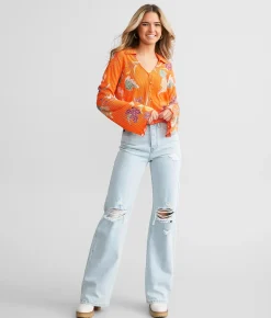Jeans|Bottoms | KanCan High Rise 90's Flare Jean Light