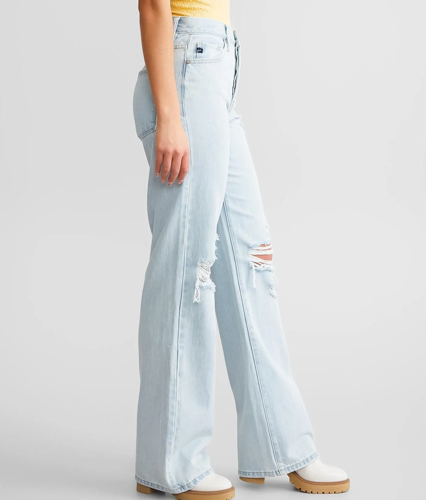Jeans|Bottoms | KanCan High Rise 90's Flare Jean Light