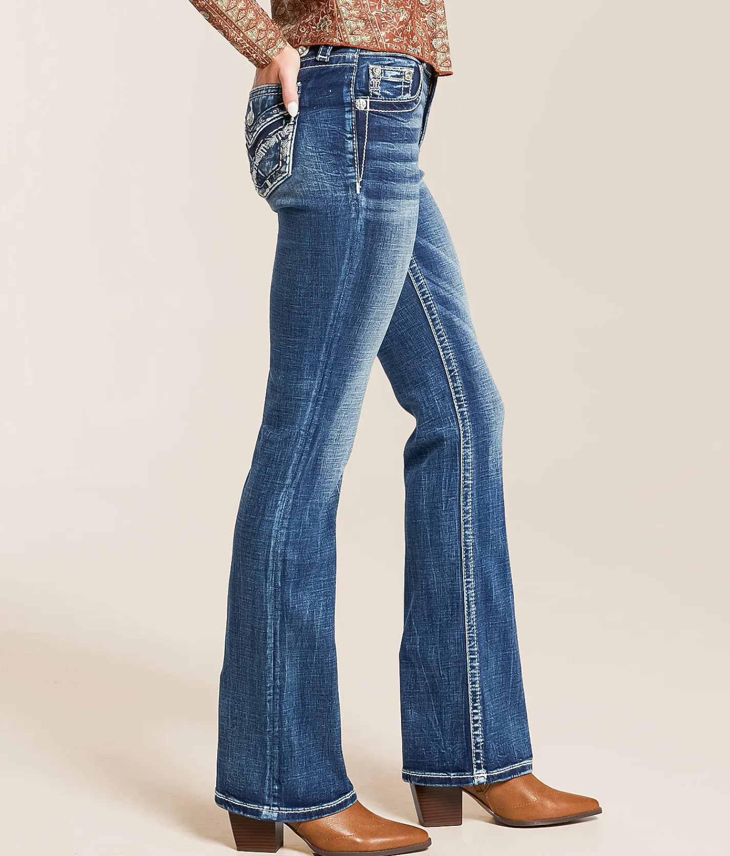 Miss Me High Rise Boot Stretch Jean K1483 Outlet