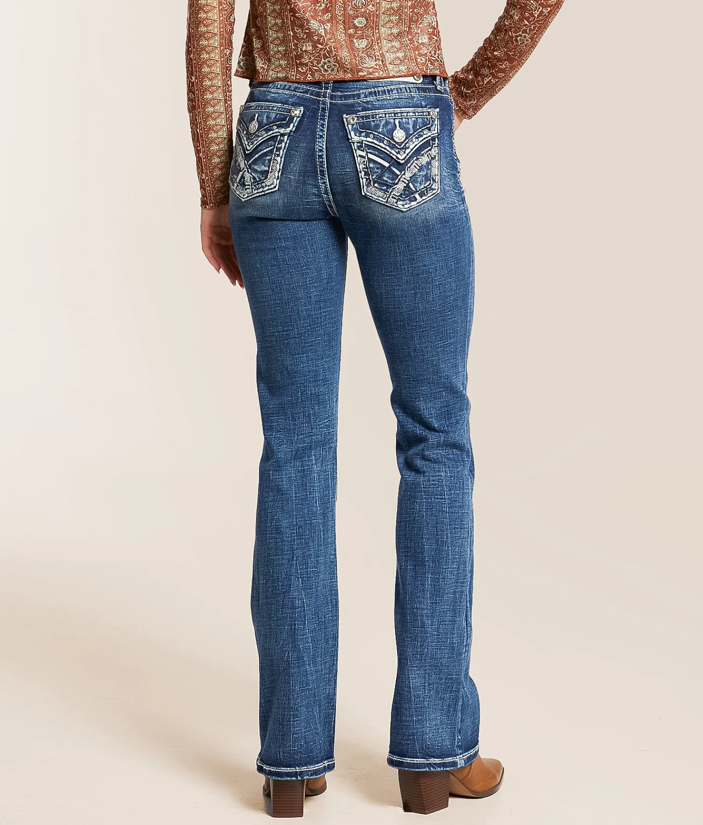 Miss Me High Rise Boot Stretch Jean K1483 Outlet