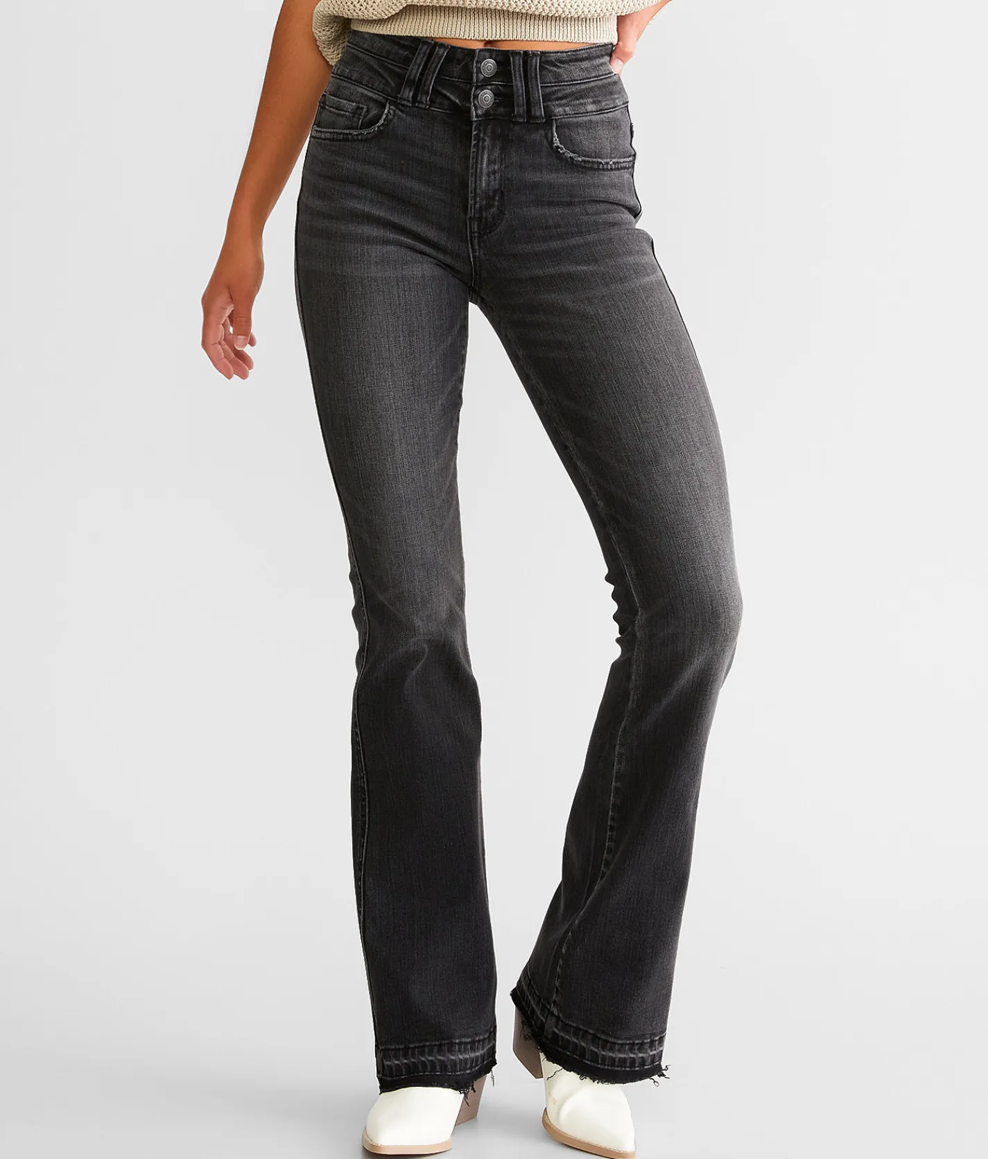 Jeans|Bottoms | Flying Monkey High Rise Boot Stretch Jean Brilliance