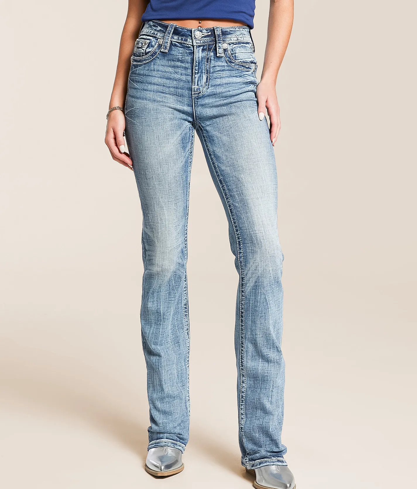 Jeans|Bottoms | Miss Me High Rise Boot Stretch Jean M383