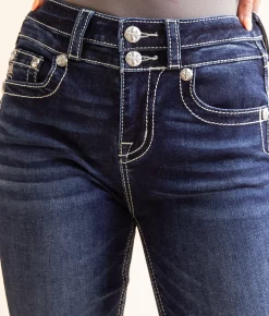 Miss Me High Rise Boot Stretch Jean D1012