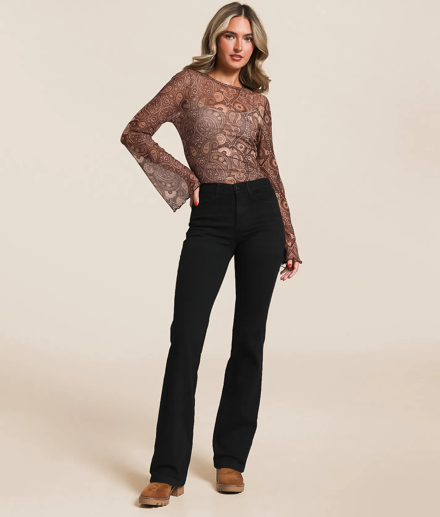 Jeans|Bottoms | Wrangler® High Rise Boot Stretch Jean Leighton
